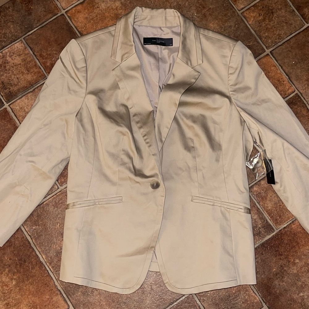 NWT The Limited Tan Blazer Large